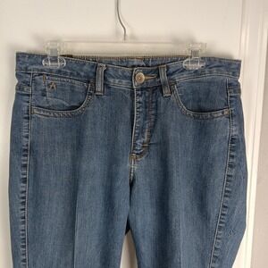 Aura from the Women at Wrangler Jeans Womens 12 Average Blue Straight Leg Denim